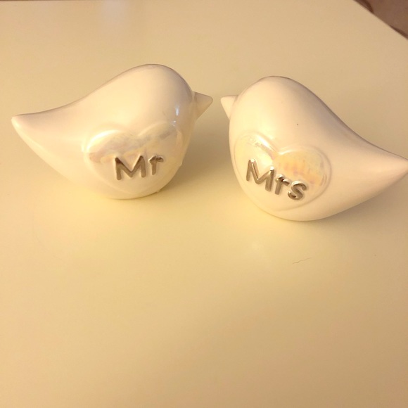 Other - Ceramic “love birds” cake topper